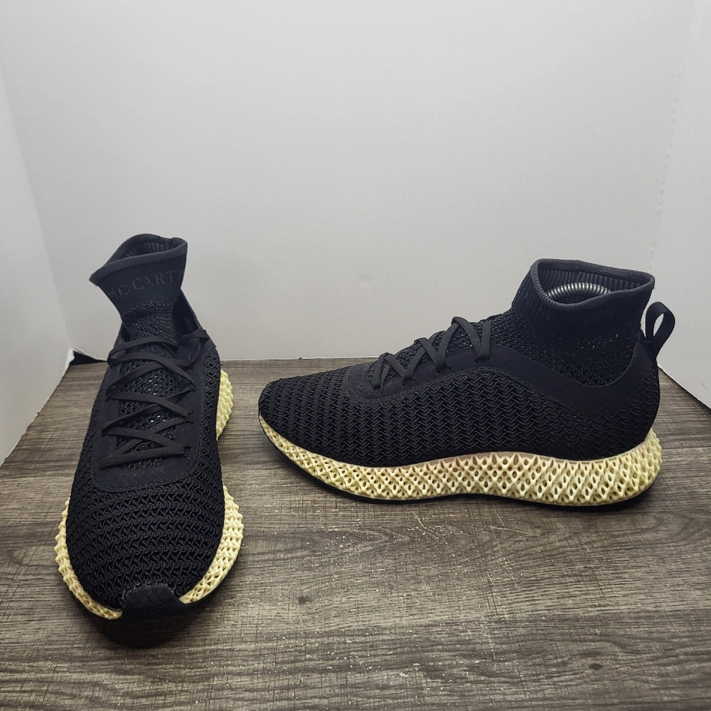 Adidas Stella McCartney Alphaedge 4D Black BB7959 Sneakers Shoes Womens Size 8